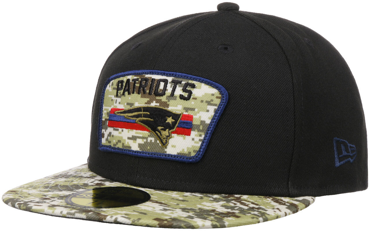 New Era Czapka 59Fifty New England Patriots by czarny, 7 1/2 (59,6 cm)
