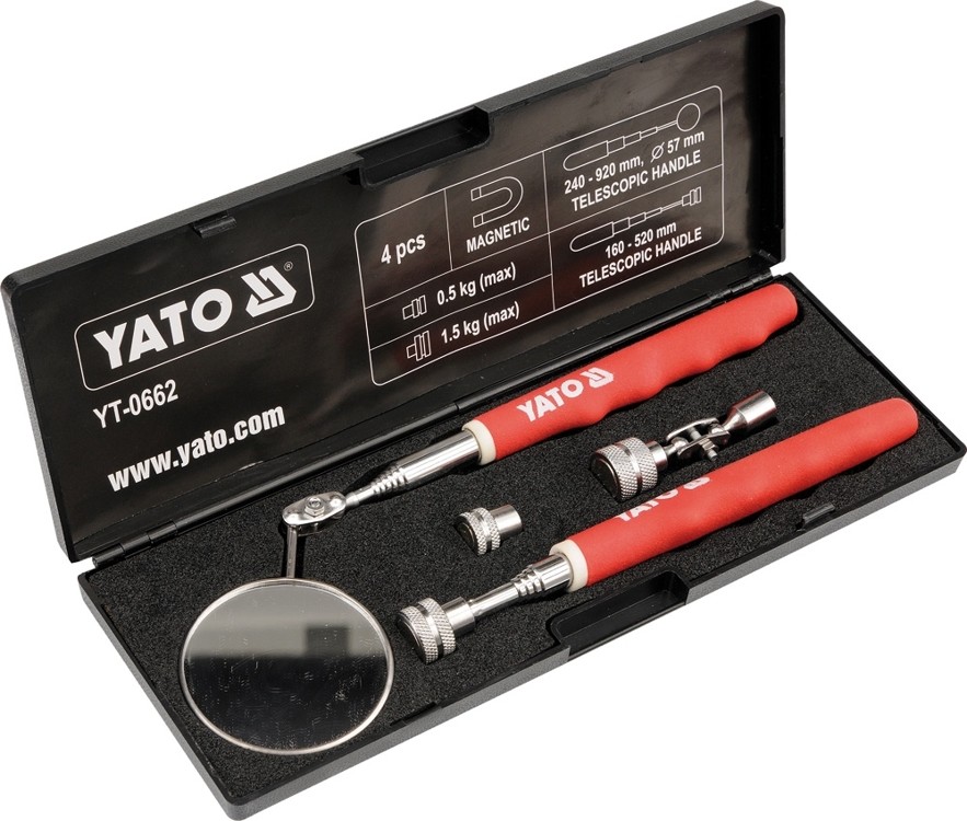 YATO Zestaw inspekcyjny lusterko+chwytak YT-0662
