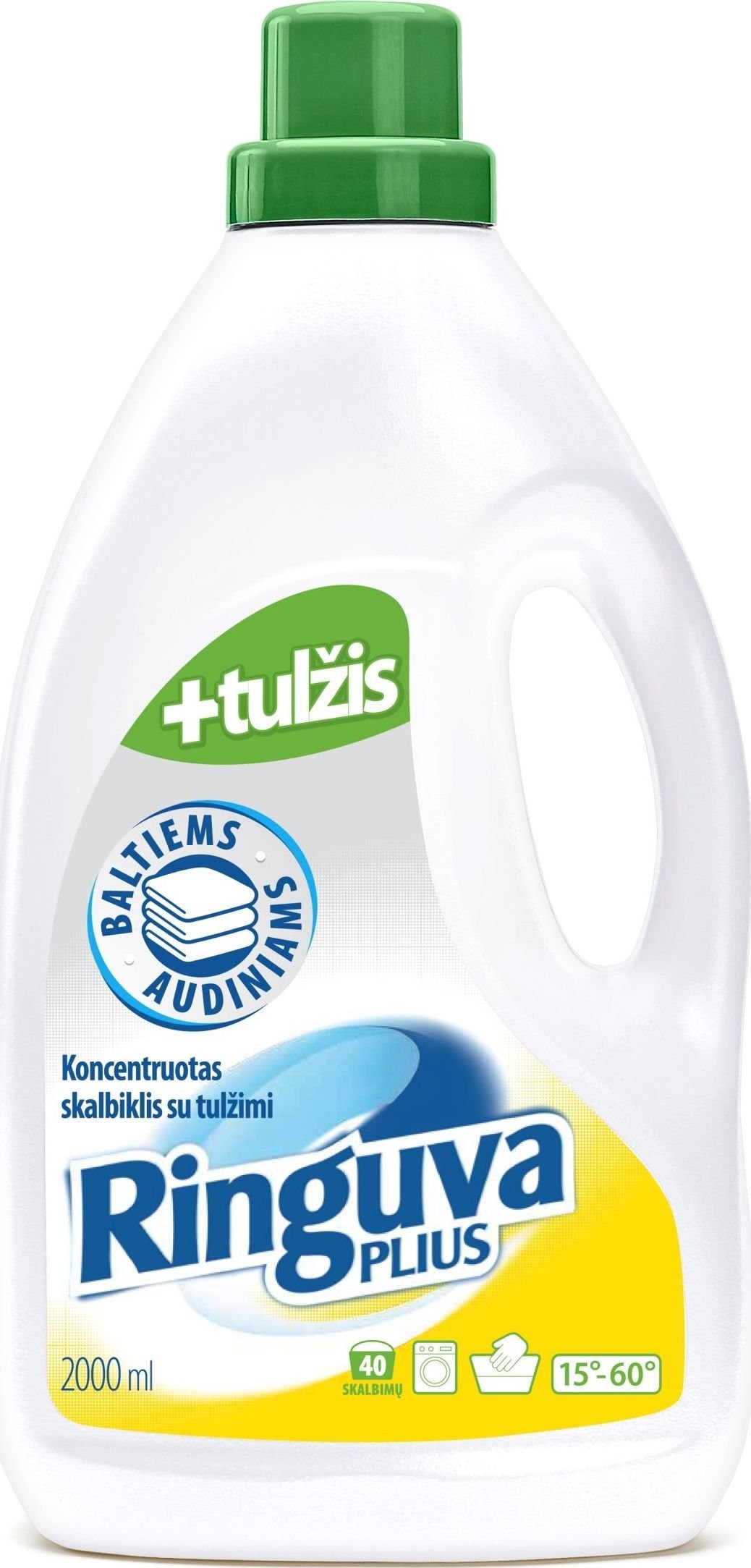 ringuva plius Płyn do płukania  RINGUVA PLIUS skystas skalbiklis su tulžimi baltiems audiniams 2 L