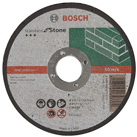 Bosch Professional Bosch tarcza do cięcia płaski Standard for Stone C 30 S BF 22,23 MM 3,0 MM, szary 2608603177