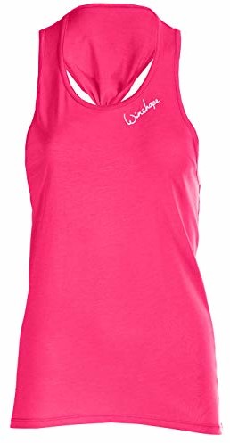 WINSHAPE WINSHAPE Damski ultralekki modal tank top Mct001 styl tańca, fitness rekreacja sport joga trening tank top/koszula Cami, damska koszula Cami, MCT001, głęboki różowy, XXL MCT001