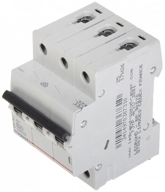 Legrand WYŁĄCZNIK NADPRĄDOWY LE-419170 TRÓJFAZOWY 20 A TYP B LE-419170
