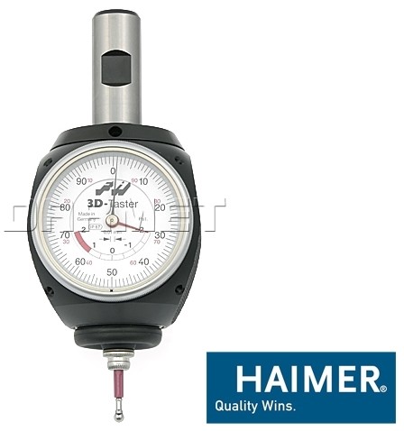 Czujnik 3D , uniwersalny, zegarowy IP67, chwyt fi 20mm - Haimer (80.360.00.FHN) HAI_37700005