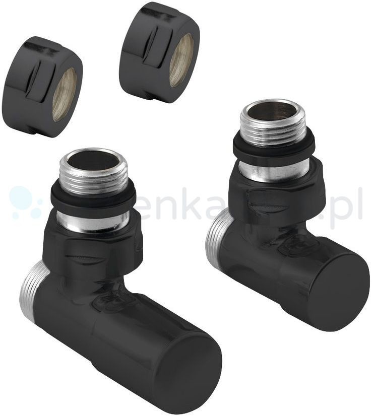 SAPHO Compact Black zestaw przyłączeniowy CP5115BS