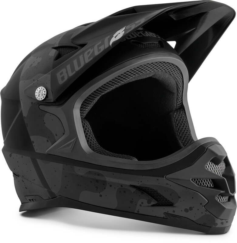 Bluegrass Intox Kask rowerowy, black/camo XL | 60-62cm 2021 Kaski Fullface i Downhill 57100204