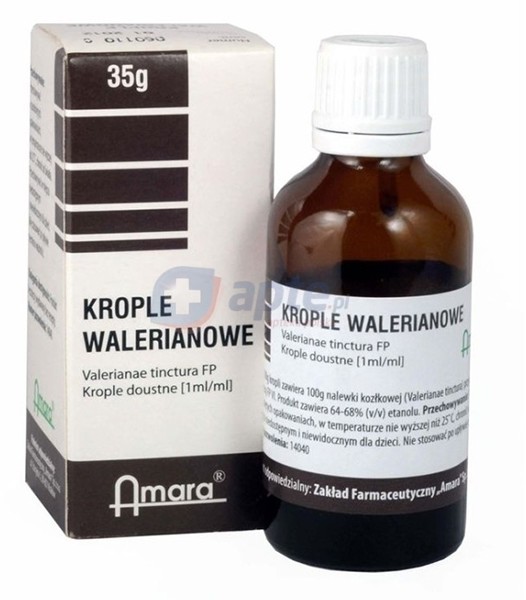 Amara Krople walerianowe Amara 35g