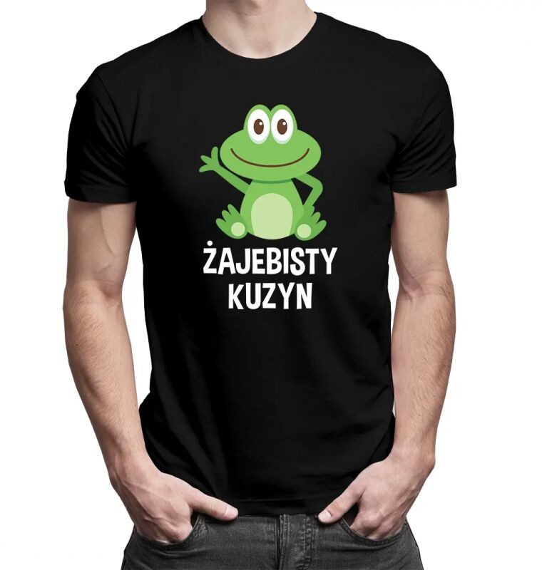 Koszulkowy Żajebisty Kuzyn - męska koszulka z nadrukiem 14040
