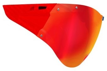 CASCO SPEEDmask szybka czerwona lustrzana do kasków SPEEDairo i SPEEDster