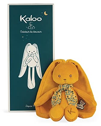 Kaloo Królik - Królik Królik - Plusz żebrowany dla niemowląt - 35 cm - Kolor okry - Bardzo miękki materiał - Pudełko na prezent - Od urodzenia K972200 K972200