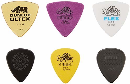 Dunlop Jim Jim Kostki PVP117 Odmiana - Kostki basowe - Pakiet dla gracza 6 kostek PVP117