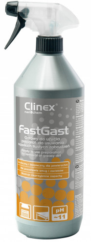 Clinex Preparat do usuwania tłustych zbrudzeń Fast Gast 1L 77-667