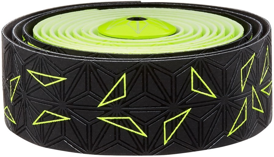 SUPACAZ SUPACAZ BT-50 owijka na kierownicę SUPER STICKY FADEW czarny-fluor(yellow)