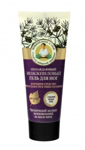Siberica Kolorowa Babcia Agafia Żel do stóp chłodzący - Jałowiec 75ml