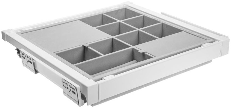 GTV Szuflada z organizatorem 80 cm biała Elite