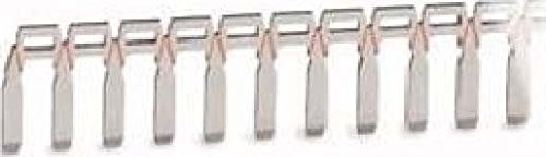 Wago Kontakttechnik mostkowaniem startera, Blank, prąd znamionowy 270  417 18 A, 17-krotnie łącznik poprzeczny/Mostek do zacisk szeregowy 4045454223953 270-417