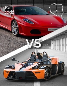 Jazda Ferrari F430 vs KTM X-BOW  Tor Łódź P0002257