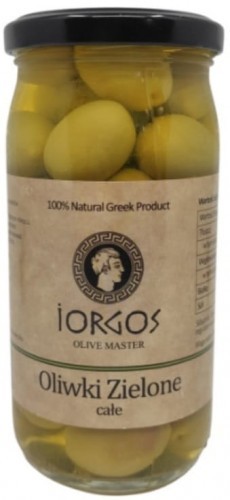 Iorgos Oliwki Zielone Całe 220g -