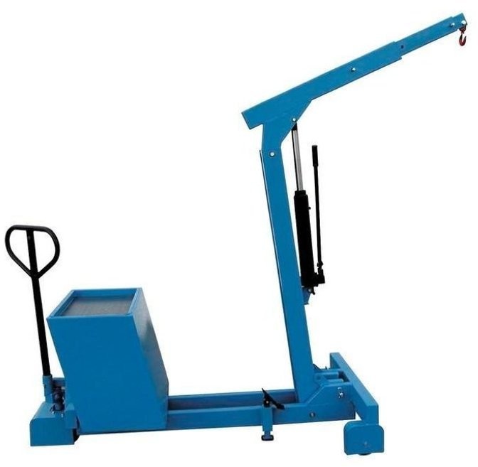 722 DENTA Żuraw z przeciwwagą do ciężarów trudno dostępnych udźwig 100-350 kg) 72278448 78448-uniw