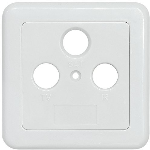 Axing SZU 2  10 gniazd wtykowych osłona, dwuczęściowa TV/R/SAT na puszkę z anteny SSD 5-XX i SSD 6-XX