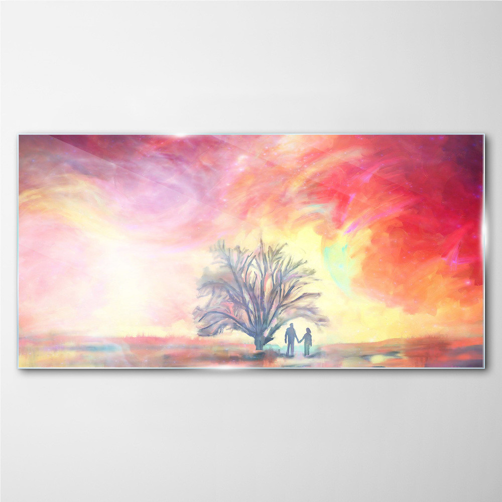 PL Coloray Obraz na Szkle Sztuka malarstwo para 120x60cm