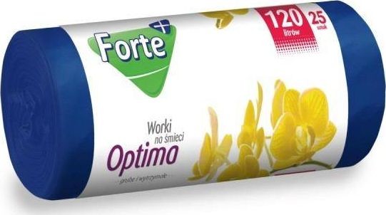 Forte FORTE Worki na śmieci LDPE 120L 25szt OPTIMA LO1386 Mondex