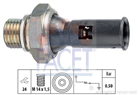 FACET Włącznik ciśnieniowy oleju 7.0056