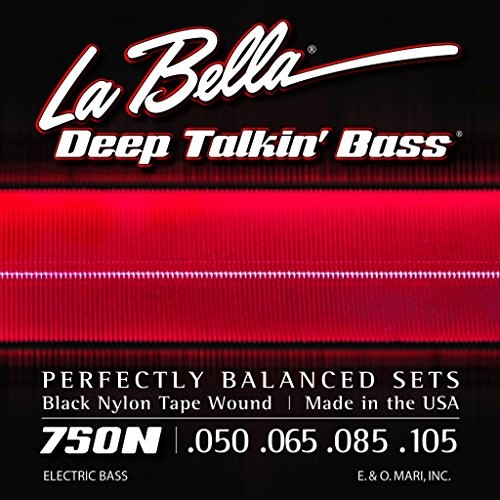 La Bella Deep Bass talkin 'wnd 50  105 Nylon, czarny 750N