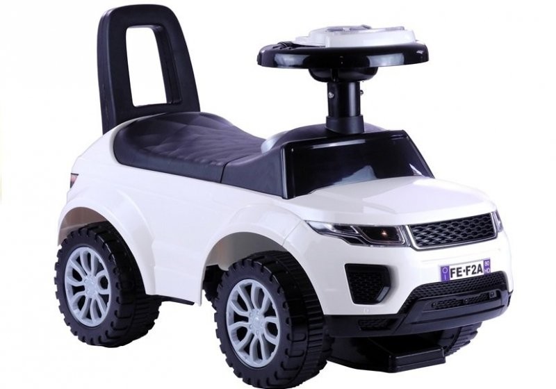 Import leantoys Jeździk dla Malucha 613W Dźwięk + Światła Biały