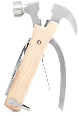 Kikkerland Hammer Tool CD502-W narzędzie wielofunkcyjne z drewna CD502-W