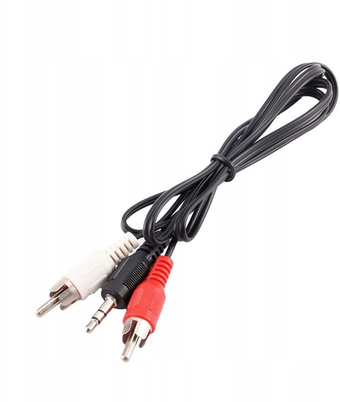 Przejściówka Jack 3,5mm na 2 x Rca Chinch