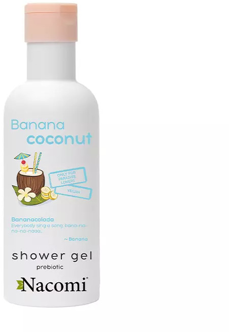 Nacomi Shower Gel żel pod prysznic Banan i Kokos 300ml 109786-uniw