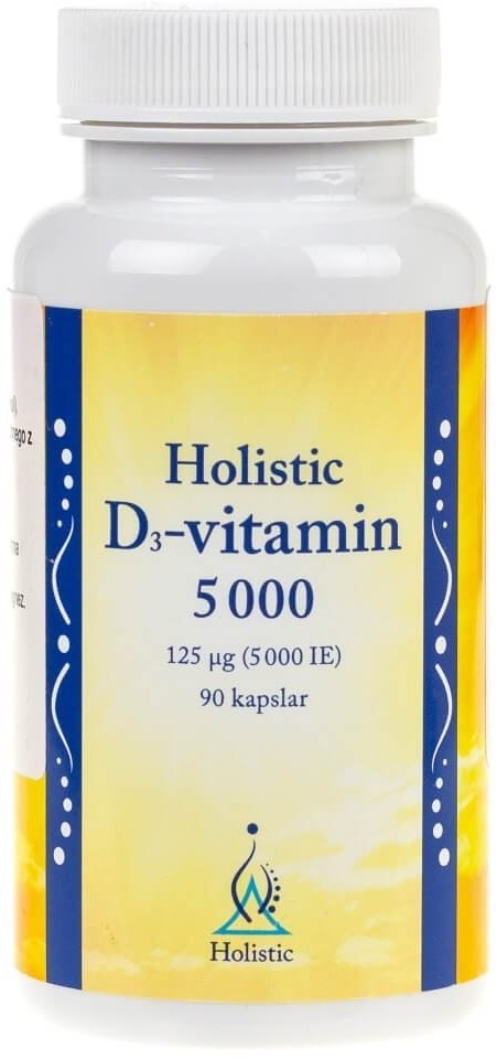 Holistic Holistic, Witamina D3, 5000 IU, 90 kapsułek