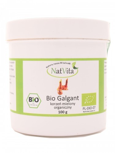 Vita Nat Galgant korzeń mielony organiczny BIO - NatVita - 100g 04313