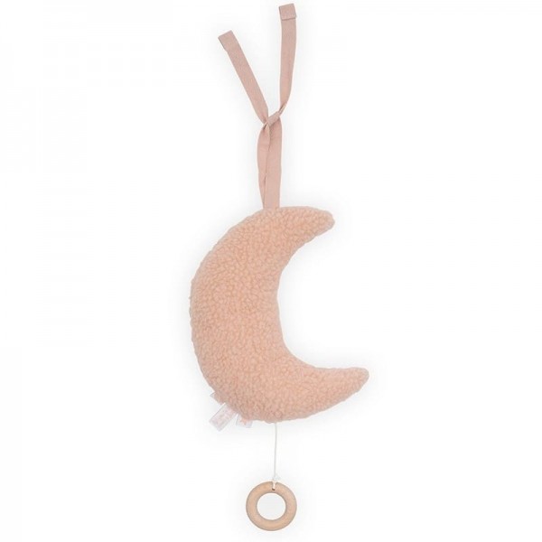 Jollein Baby & Kids Baby & Kids - Pozytywka do Usypiania Księżyc Pale Pink