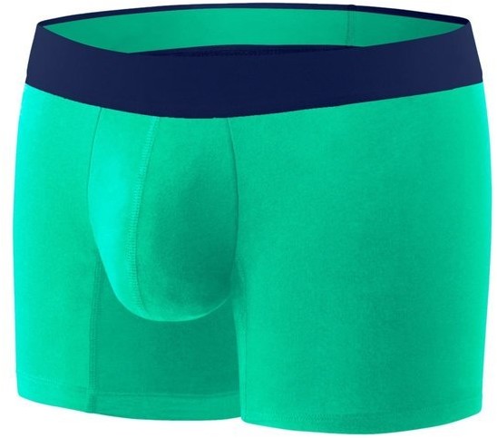 ComfyBalls COMFYBALLS Bokserki LONG COTTON zielono-granatowe