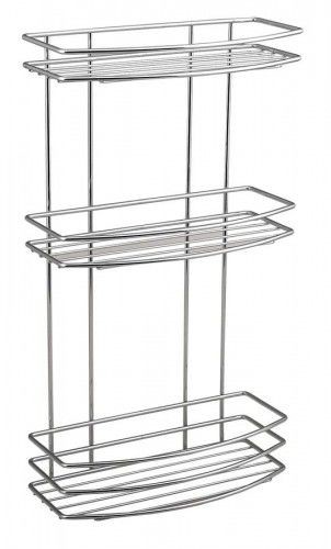 FENIKS Domotechnika CHROM LINE druciana potrójna, 25x48,5x12,5 cm chrom SH/37045