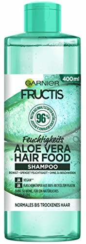 Garnier Fructis Hair Food Shampoo szampon nawilżający aloes, wegańska formuła, do normalnych i suchych włosów, 400 ml C6523300
