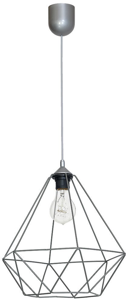 Milagro Lampa Wisząca Basket Gray 1x E27 MLP7216