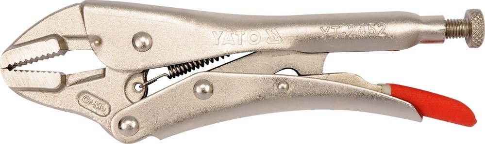 YATO szczypce zaciskowe MORSEA szczęki krótkie płaskie 180mm YT-2452