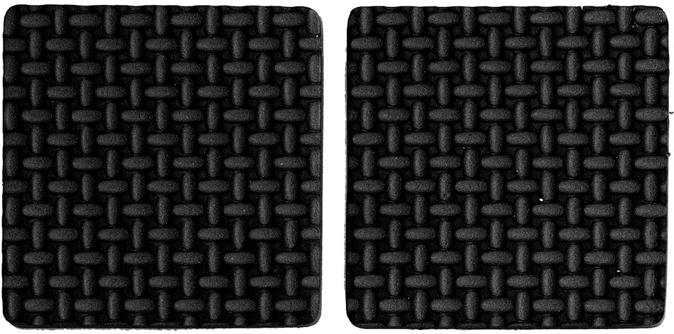 Vorel Podkładki z pianki 85x85mm czarne 2szt. // - 74898