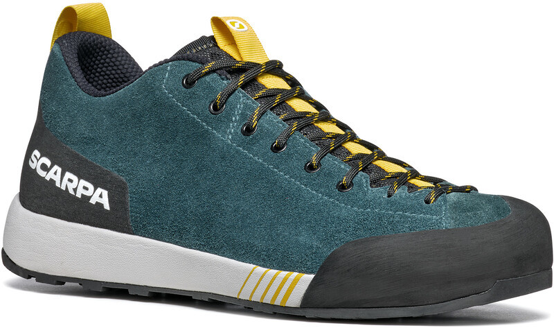 Scarpa Gecko Shoes Men, petrol/mustard EU 45,5 2021 Buty podejściowe 72602-M-728-45,5