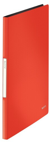 Leitz Album ofertowy 20 koszulek PP Solid - jasnoczerwony 45641020