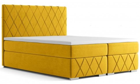 Elior Pikowane łóżko kontynentalne Elise 180x200 - 58 kolorów