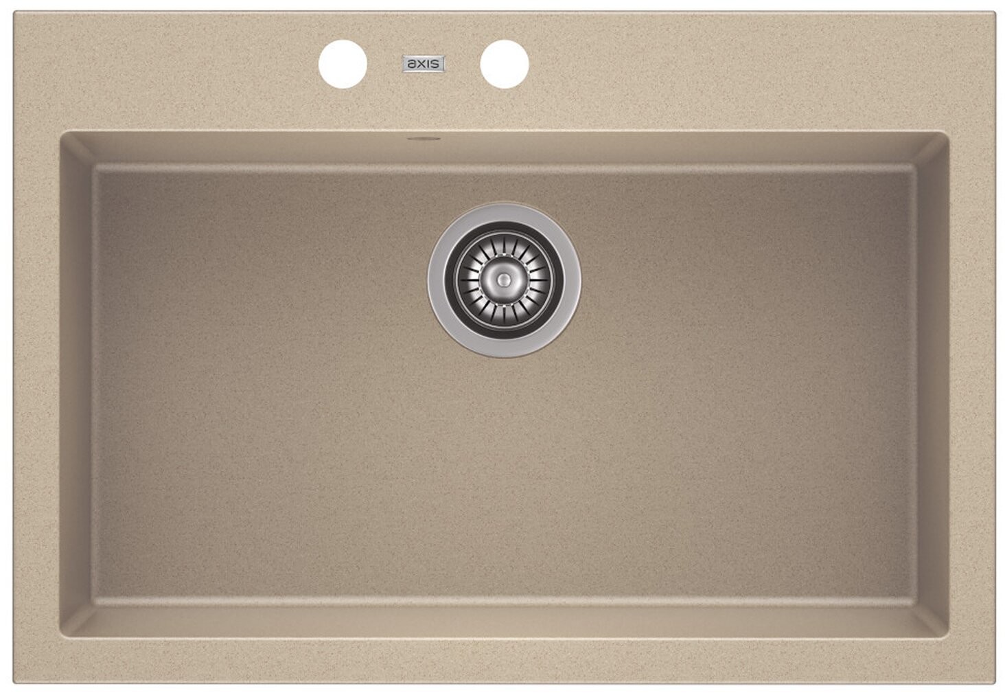 AXIS GROUP Zlew A-Point 60 1-komorowy beż