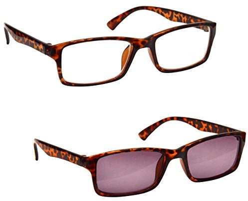 The Reading Glasses Company Te okulary do czytania przedsiębiorstwach czarno-niebieski brązowy kolor liliowy Reader wartość 4er Pack Mężczyźni Kobiety rrrr92 RS92-2-300