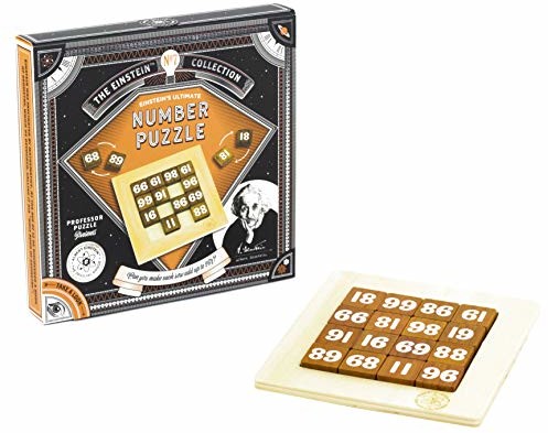 Professor PUZZLE Puzzle Puzzle 3D do rozchwytywania mózgu - kolekcja Einstein Ultimate Number puzzle, gra mózgowa EIN2907