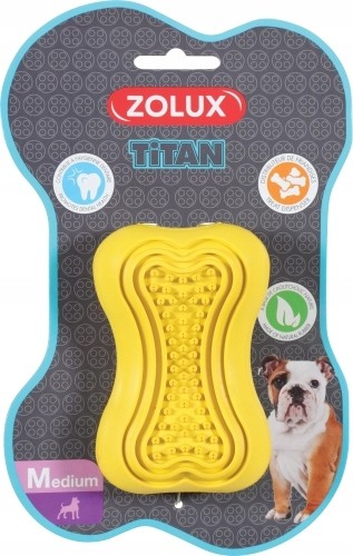 Zolux Zabawka kauczukowa Titan M żółta