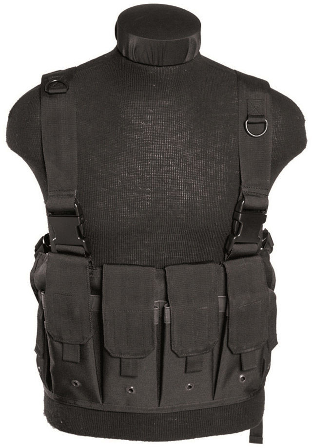 Mil-Tec Kamizelka taktyczna Mag Carrier Chest Rig Black (13532002) 13532002