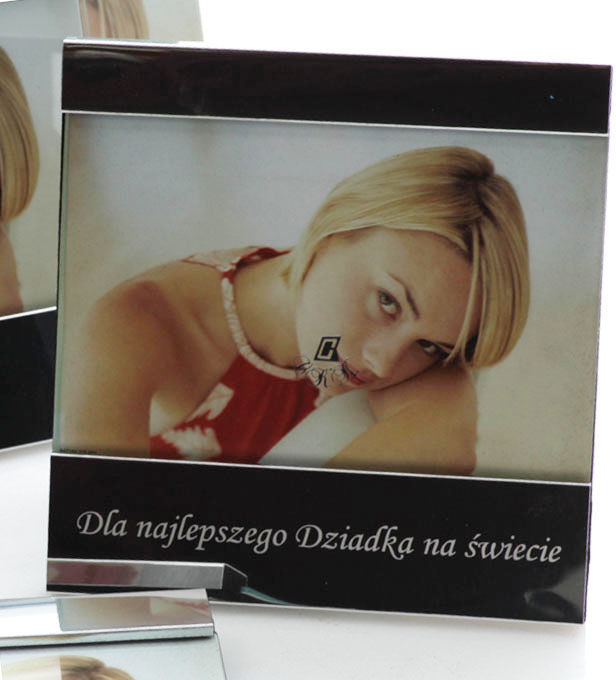 Poldom Ramka grawerowana Dla najlepszego Dziadka na świecie (na zdjęcie 10x15 cm)