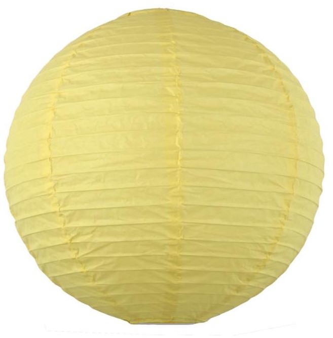 Leroy Merlin kampania Kula papierowa Baoji 40 cm żółta E27 Inspire